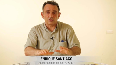 Enrique Santiago, una de las figuras clave para la consecución del acuerdo definitivo de paz.