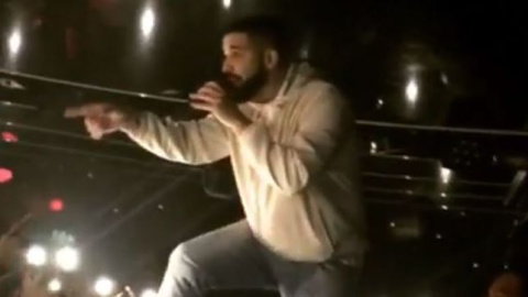 El rapero Drake expulsa de su concierto a un hombre que estaba manoseando a las mujeres. / Instagram