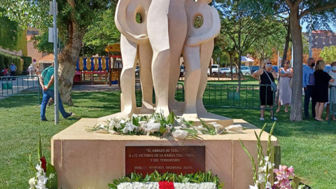 14/8/23 Monumento a las víctimas del terrorismo en Tudela (Nafarroa).