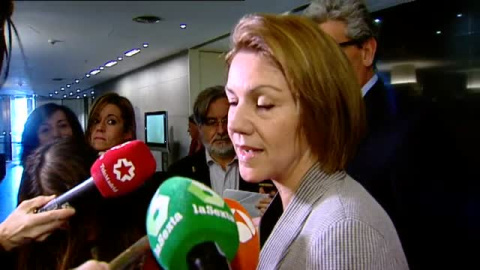 Cospedal se reafirma en su apoyo a Cifuentes