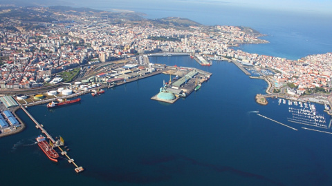 Imagen del puerto de A Coruña, donde el PP planea un gran pelotazo urbanístico.