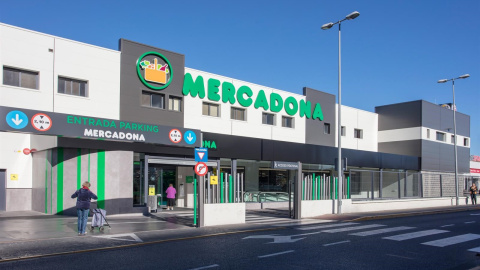 Fachada de un supermercado Mercadona. E.P.