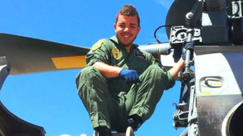 El sargento del Ejército del Aire Johnander Ojeda, mecánico de helicópteros, fallecido en un accidente de 'Súper Puma' en 2015.