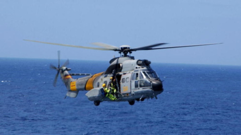 Un helicóptero del SAR en una imagen de archivo. (Ejército del Aire)