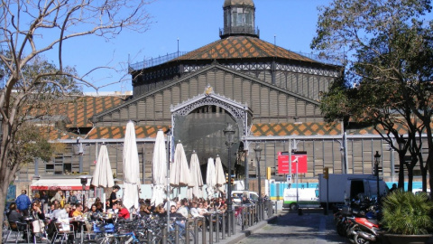 Fotografía del Centro Cultural del barrio del Born, Barcelona. / B.E