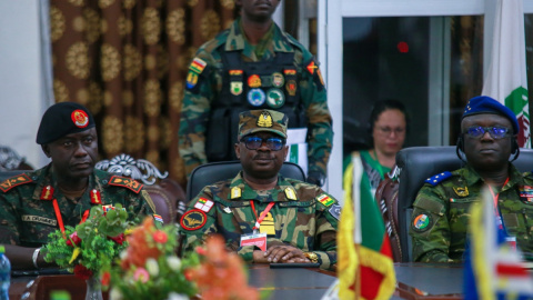 Reunión extraordinaria de la CEDEAO en Accra, Ghana, a 18 de agosto de 2023.