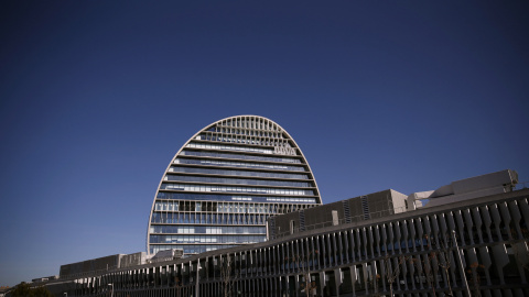 La sede del BBVA en el barrio de Las Tablas, en la zona norte de Madrid. REUTERS/Juan Medina