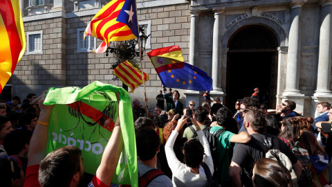 Álvaro de Marichalar frente a las movilizaciones de grupos independentistas pidiendo "la unidad de España" / EUROPA PRESS