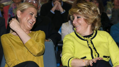 Cristina Cifuentes y Esperanza Aguirre en una imagen de archivo. - EFE