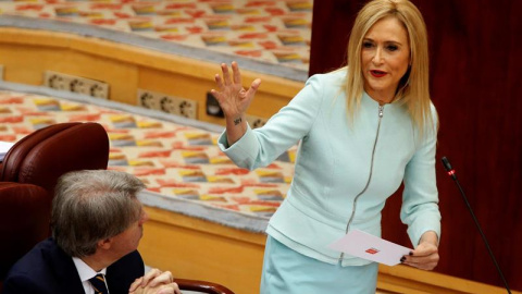 La presidenta de la Comunidad de Madrid, Cristina Cifuentes.- EFE