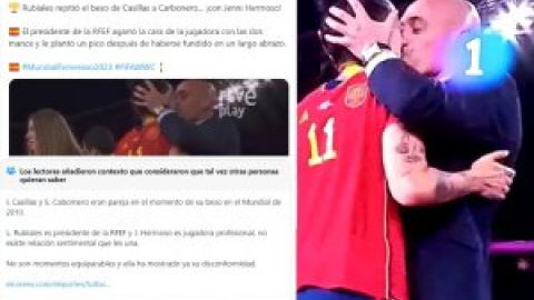 'Marca' compara el beso de Rubiales a Hermoso con el de Casillas a Carbonero y los lectores dejan en evidencia al periódico