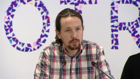 Iglesias presenta a ErrejÃ³n como candidato a la Comunidad de Madrid