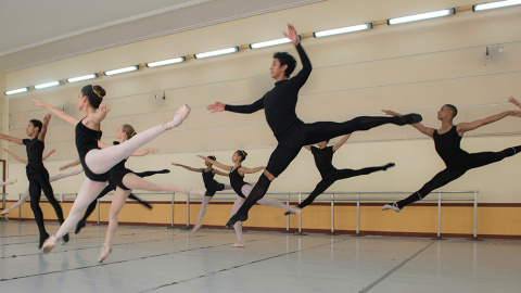 Tras el vuelo de los bailarines sobre el escenario hay una estructura enorme que suma el talento, la vocación al magisterio y la voluntad política.