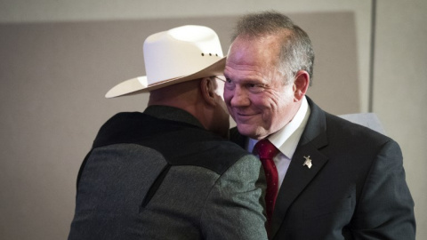 Roy Moore, candidato republicano para el Senado en Alabama. - AFP