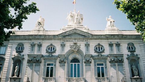 Fachada del Tribunal Supremo, en Madrid. E.P.