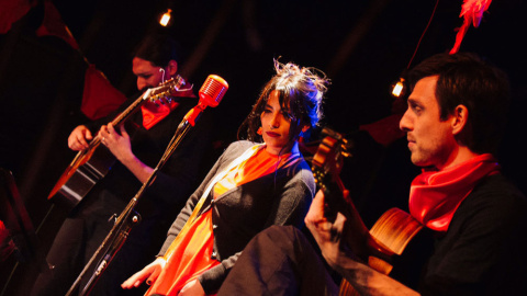 Ana Tijoux, en la promoción de Roja y Negro