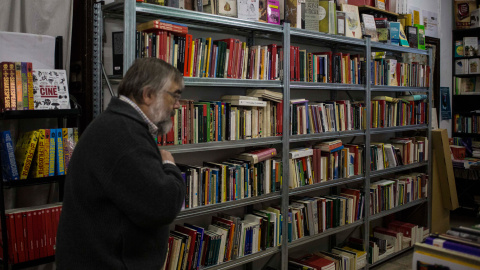 Interior de la Librería 'Sin Tarima', en Madrid.- JAIRO VARGAS