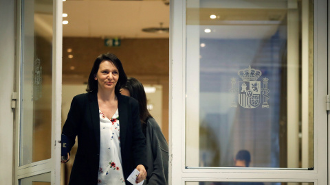 La diputada de Podemos Carolina Bescansa, en el Congreso. EFE/Emilio Naranjo