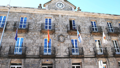 Edificio del Ayuntamiento de la localidad lucense de Guitiriz.