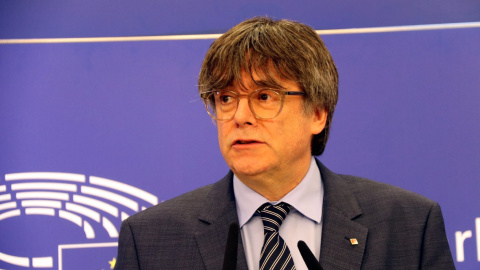 05/07/2023 - Carles Puigdemont al Parlament Europeu, en una imatge d'arxiu.