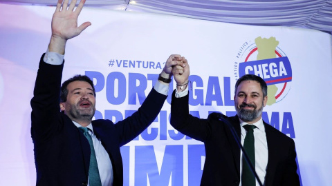 André Ventura y Santiago Abascal