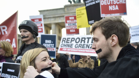 Acto en Alemania promovido por Reporteros Sin Fronteras. EFE/Archivo