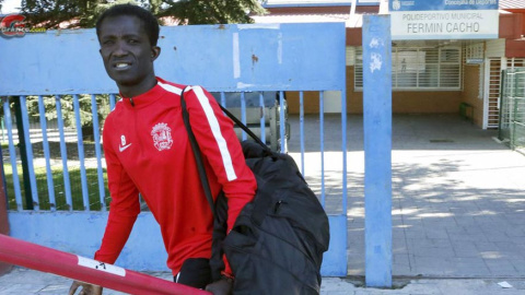 Baba Sule, de campeón del mundo a ahora utillero en el Fuenlabrada