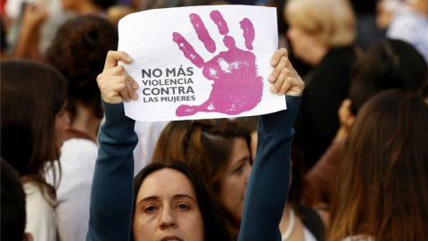 Manifestación contra la violencia machista. David Castro/EFE