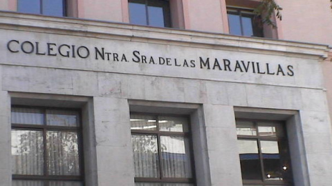 Fachada del colegio Nuestra Señora de las Maravillas (web del centro).