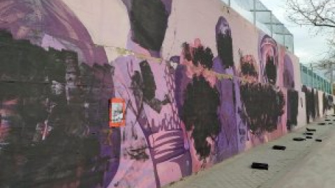 El mural feminista de Ciudad Lineal, en Madrid, vuelve a ser vandalizado