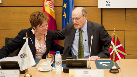 Sanidad Rocío Mosquera, cuando era conselleira de Sanidad, en una reunión de 2012 del Consejo Interterritorial de Salud.