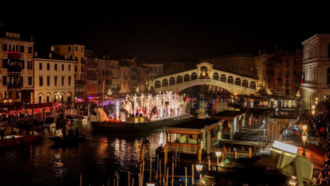 El Gran Canal durante el carnaval.