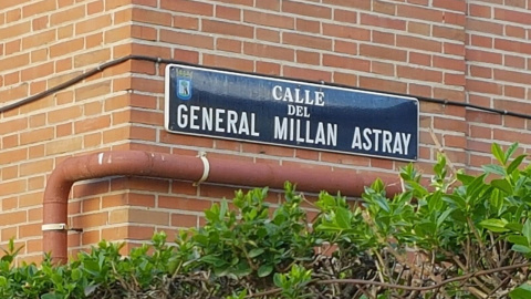 Calle del General Millán Astray, una de las que serán sustituidas /EUROPA PRESS