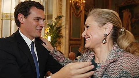 Cristina Cifuentes y Albert Rivera en una imagen de archivo. EFE / EMILIO NARANJO