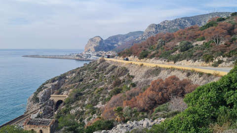 Una vista del parc del Garraf