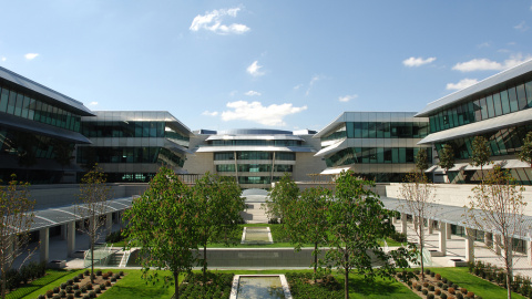 Campus financiero del Banco Santander en la localidad madrileña de Boadilla del Monte