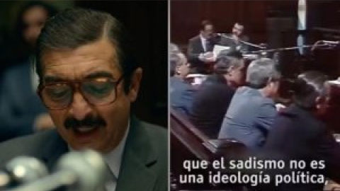 El vídeo viral que mezcla una escena de la película 'Argentina, 1985' con imágenes reales del Juicio a las Juntas: "Piel de gallina"