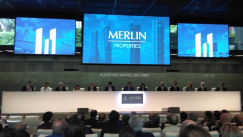 Junta de accionistas de la inmobiliaria Merlin Properties. E.P.