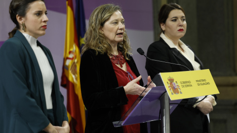 Victoria Rosell, Irene Montero, Ángela Rodríguez