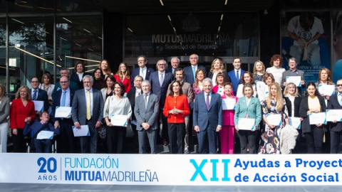 Entrega de los XII Ayudas a Proyectos de Acción Social a 34 iniciativas de otras tantas entidades sin ánimo de lucro españolas