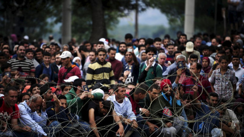 Imagen de archivo de un campo de refugiados de Grecia / REUTERS