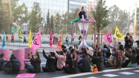 Extinction Rebellion colapsa el centro de Madrid contra la inacción climática