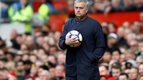 Jose Mourinho durante el encuentro que enfrentó el pasado 29 de abril al Manchester United con el Arsenal. /REUTERS