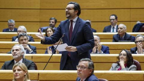 Foto de archivo de la bancada del PP en el Senado.