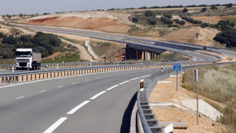 Imagen de la autopista Ap-36 Ocaña-La Roda.