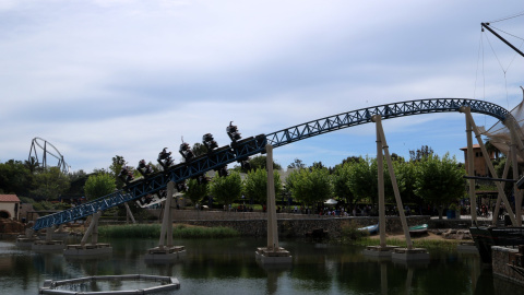 El parc d’atraccions de Port Aventura, en la reobertura del 15 de maig passat.