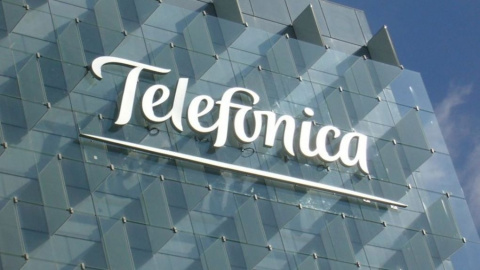 Sede de Telefónica, en Madrid. EFE