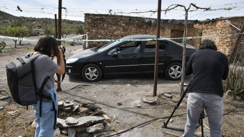 19/03/2024 Cortijo en Las Alcubillas, una pedanía cuya mitad de territorio corresponde a Gérgal (Amería) donde han sido encontrados los cuerpos de las niñas.