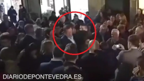 Agresión a Mariano Rajoy en Pontevedra