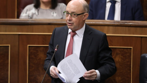 Cristóbal Montoro en el Congreso, en una imagen de archivo. EUROPA PRESS